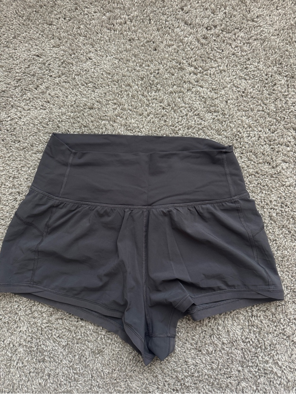 lululemon athletica Black High-Rise Athletic Shorts